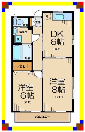 メゾングリシーヌ　Ｃ棟の物件間取画像